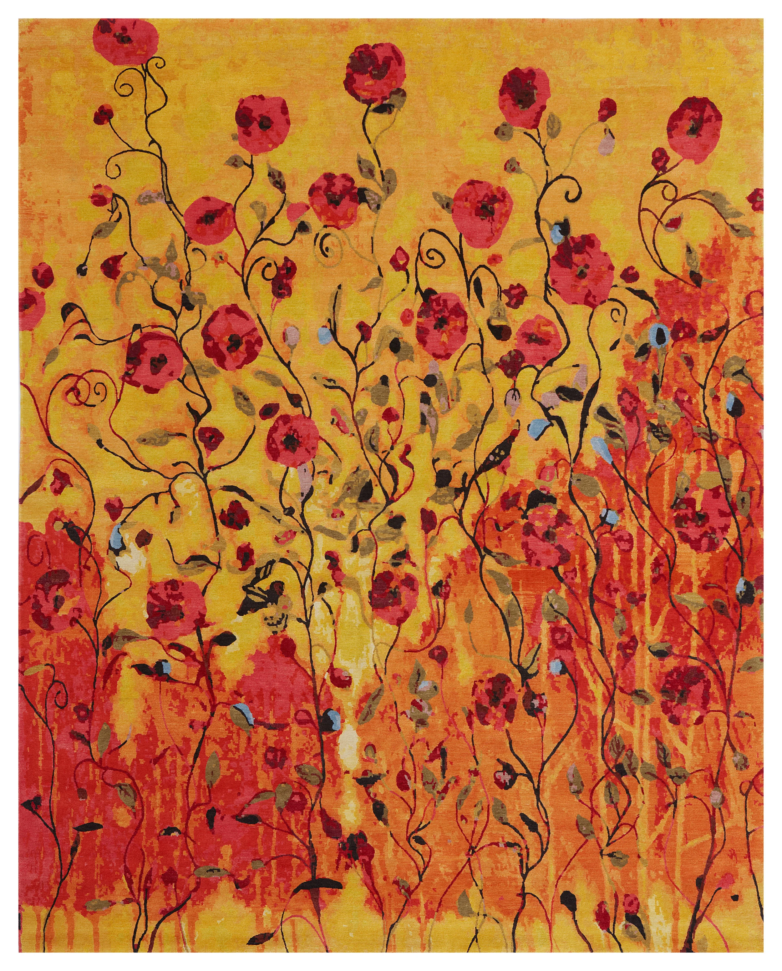 Rhapsody In Bloom, Nepal, 9' x 12'