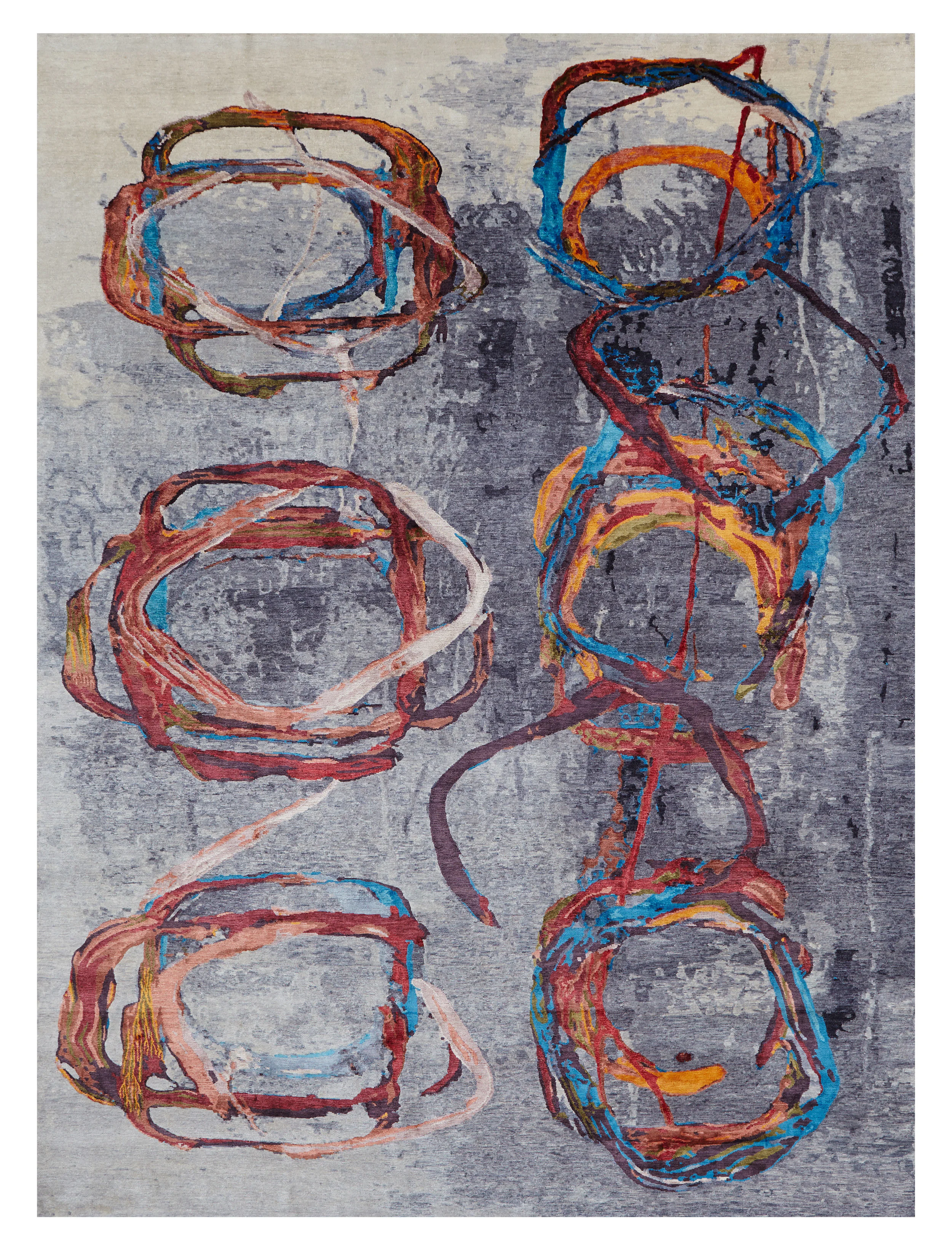 804 Fire and Ice-Smoke 4' x 7'