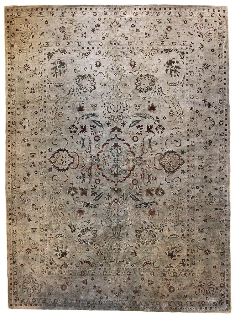 9'x12' Jaipur Hand Knotted Rug Carpet Traditional