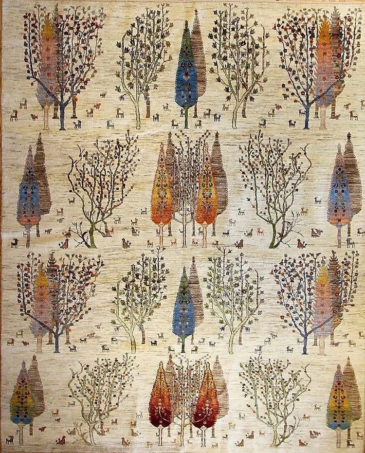 Luri Bakhtiari Hand KNotted Rug Persia