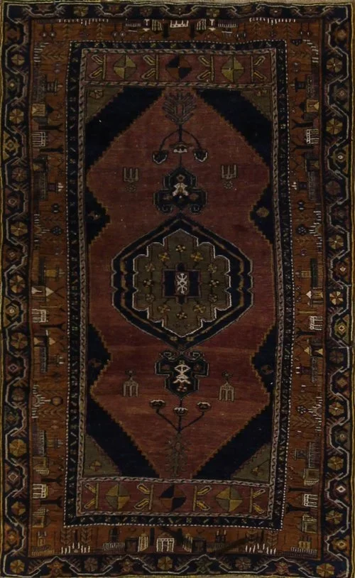 4x6 Turkish Antique Rug Carpet