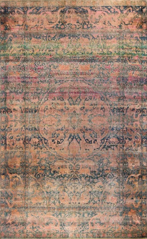 Silk Wool jaipur India Hand Knotted Rug Carpet