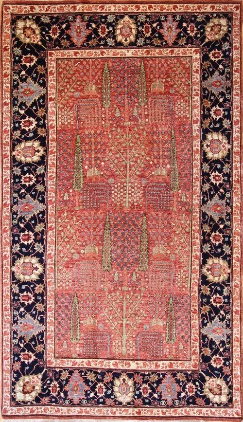 Afghan Bidjar Heriz 6x9 Hand Knotted Rug Carpet