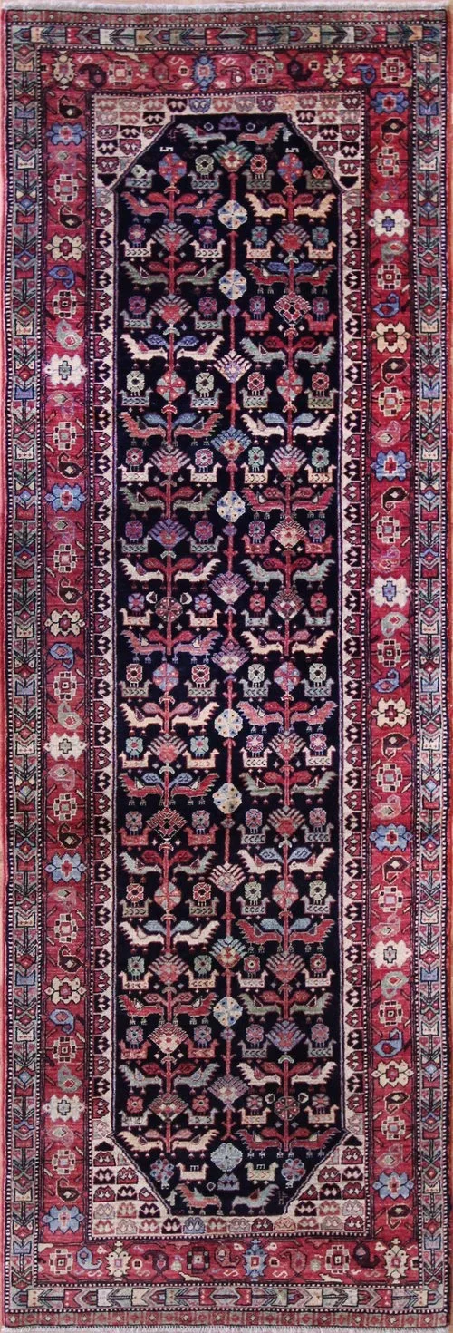 Afgan Tribal Geometric Runner Rug Carpet