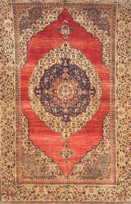 Rugs Carpet 6x9 Persian Bidjar kashan Tabriz
