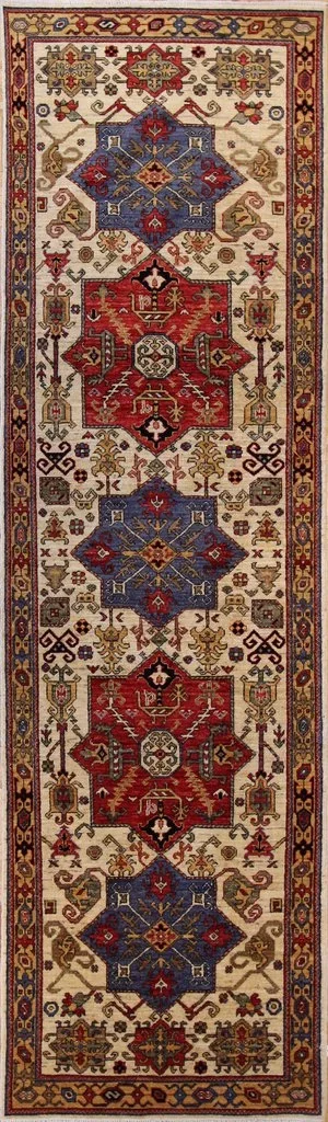Afghan Tribal Geometric Runner Rug Carpet