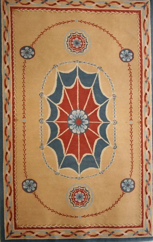 6x9 Donegal Irish Hand KNotted Carpet