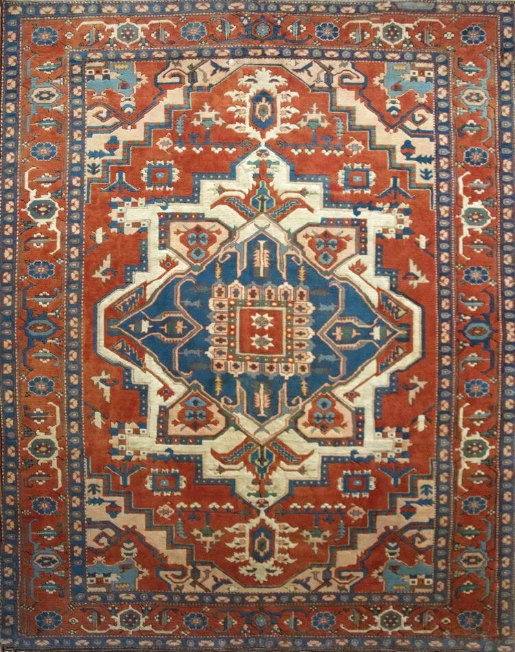 Turkish Turkey Hand KNotted 8 x 10 Kazak Heriz Rug Carpet