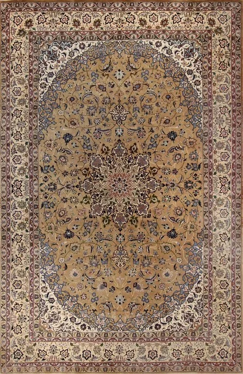 6x9 Persia Tabriz Kashan Hand Knotted Rug Carpet