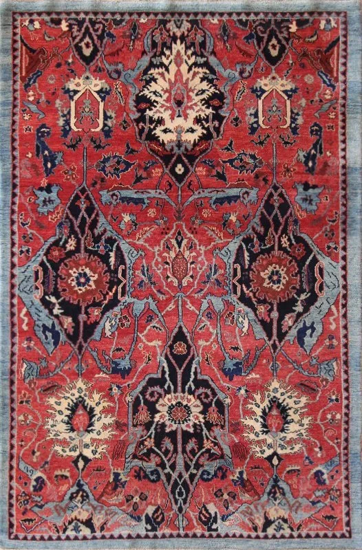 6x9 Indian Bidjar Rug Carpet
