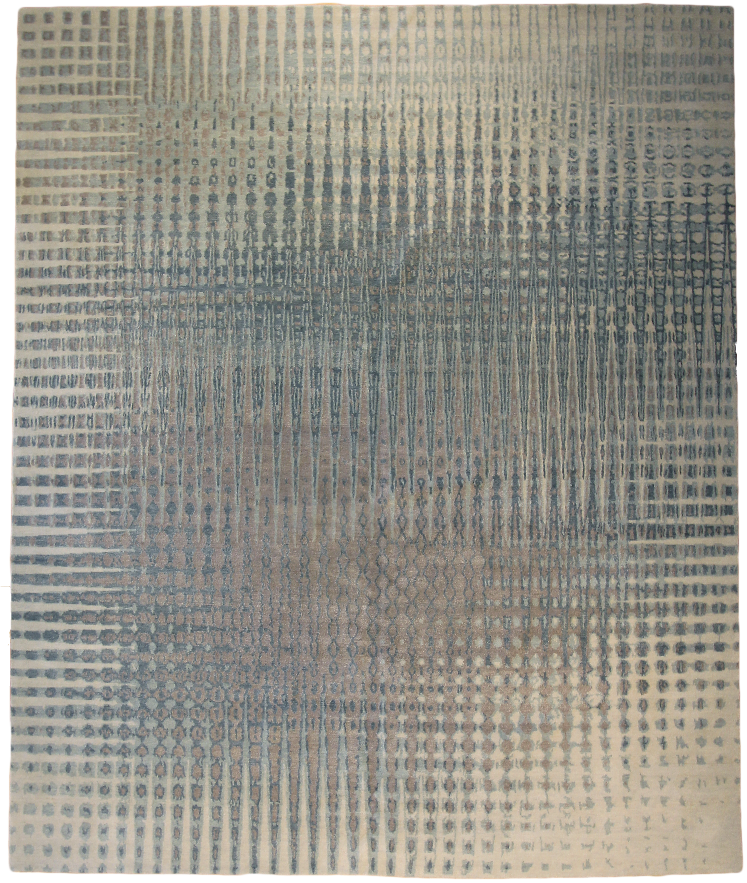 Modern 9'x12' Tibetan Oriental Rug Hand knotted