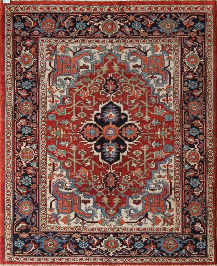 Heriz Turkey Persia Traditional Hand Knotted Carpet Rug