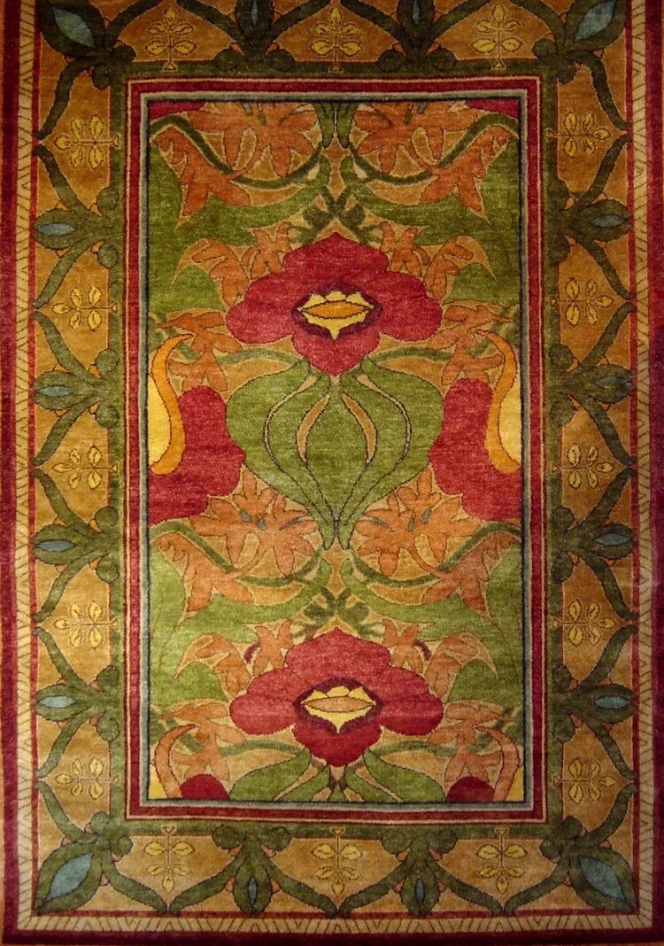 5x8 Donegal Arts & Crafts Irish Wool Hand KNotted Rug Carpet