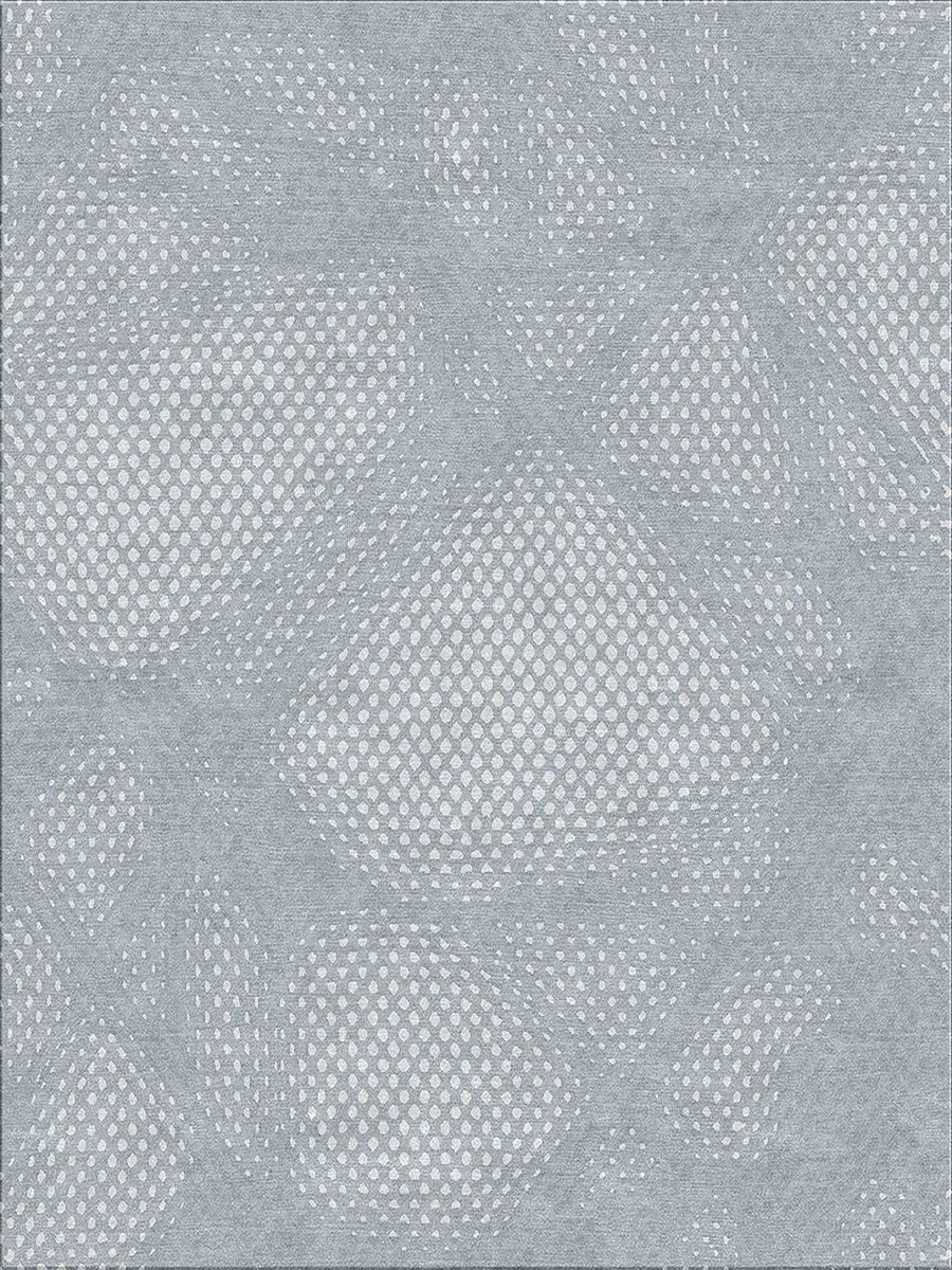 9x12 Modern Contemporary Grey Rug