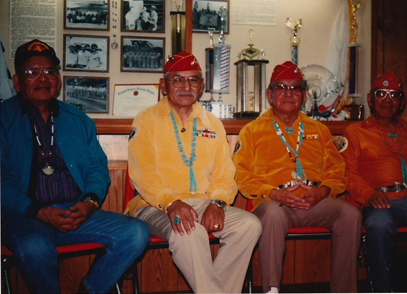 (L TO R) Keith Little, Albert Smith, James Nakhai, George Kirk.