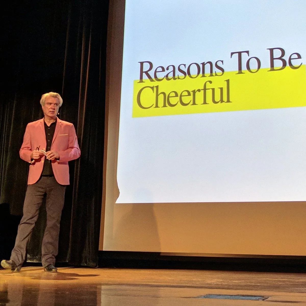 DAVID BYRNE, AMERICAN OPTIMIST