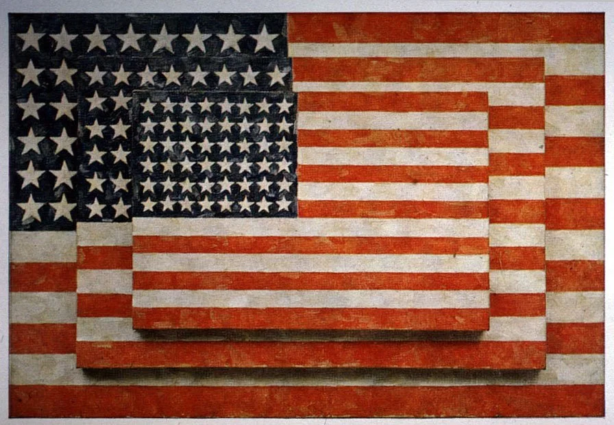 THE FLAGS OF JASPER JOHNS