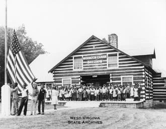 THE COURT AND THE FLAG