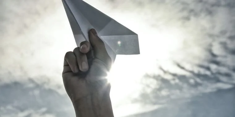 WHEN PAPER AIRPLANES PASSED THE TEST