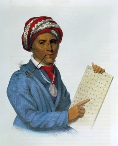 SEQUOYAH AND THE "TALKING LEAVES"