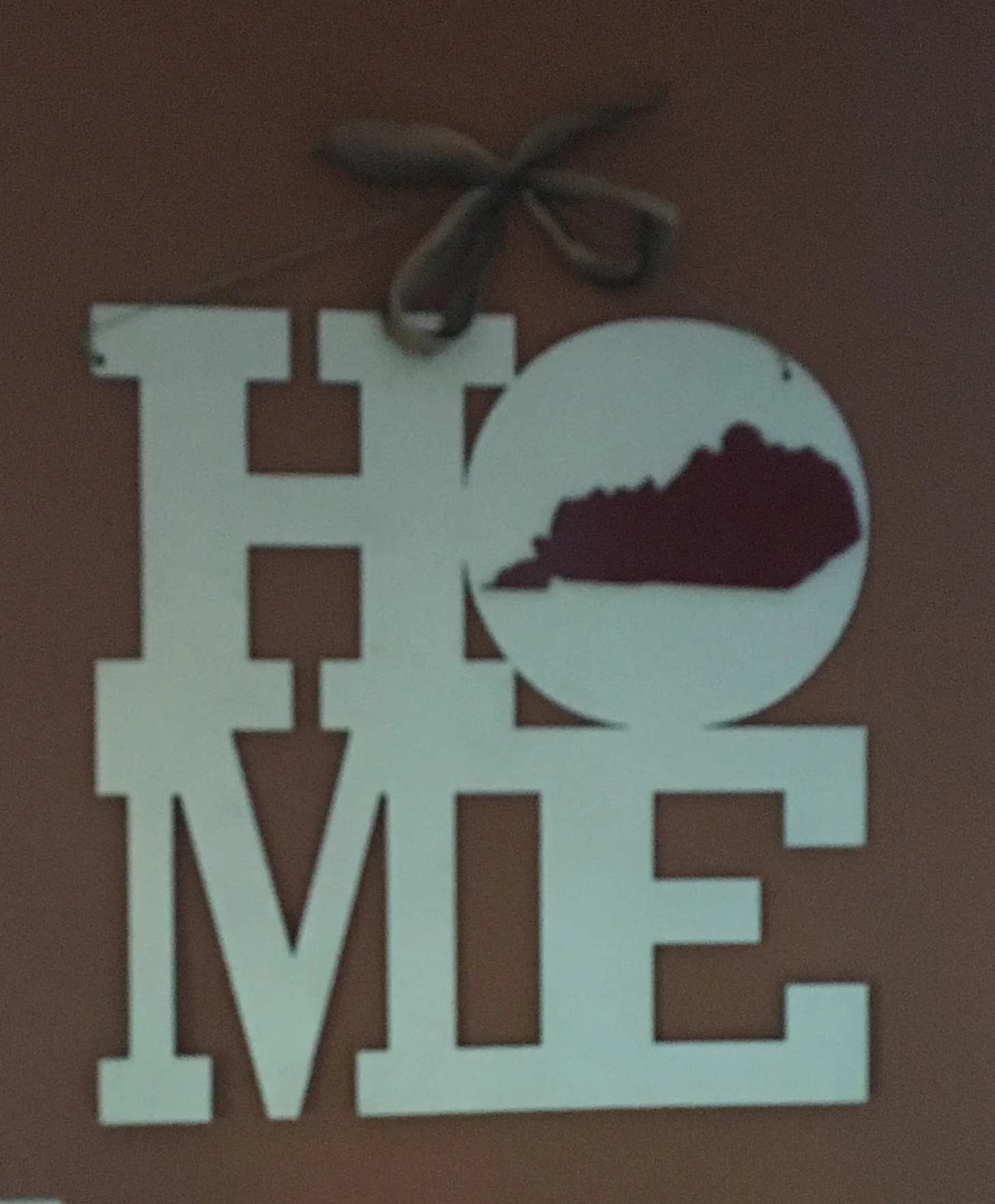 HOME plaque