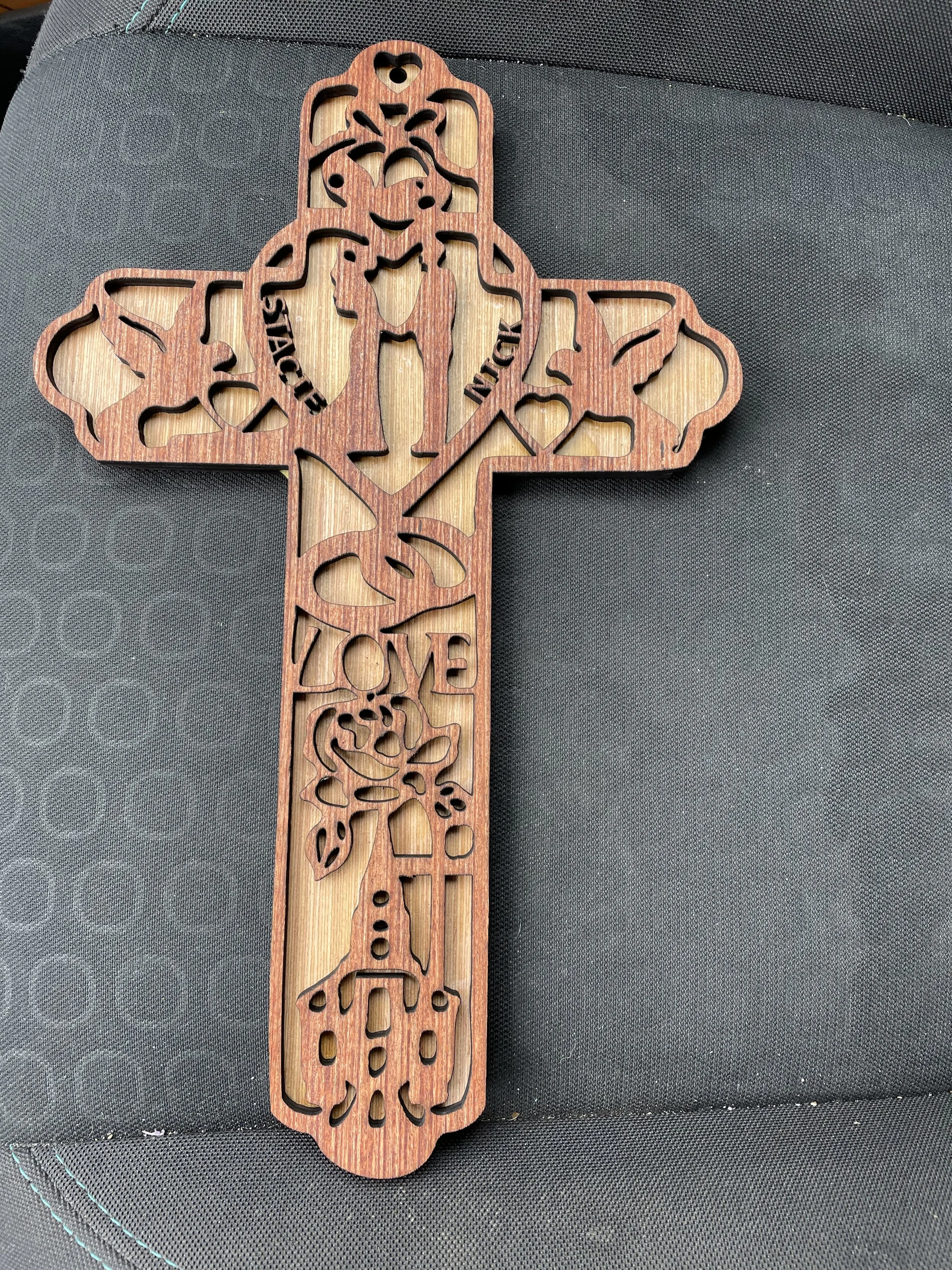 Personalized Wedding Cross