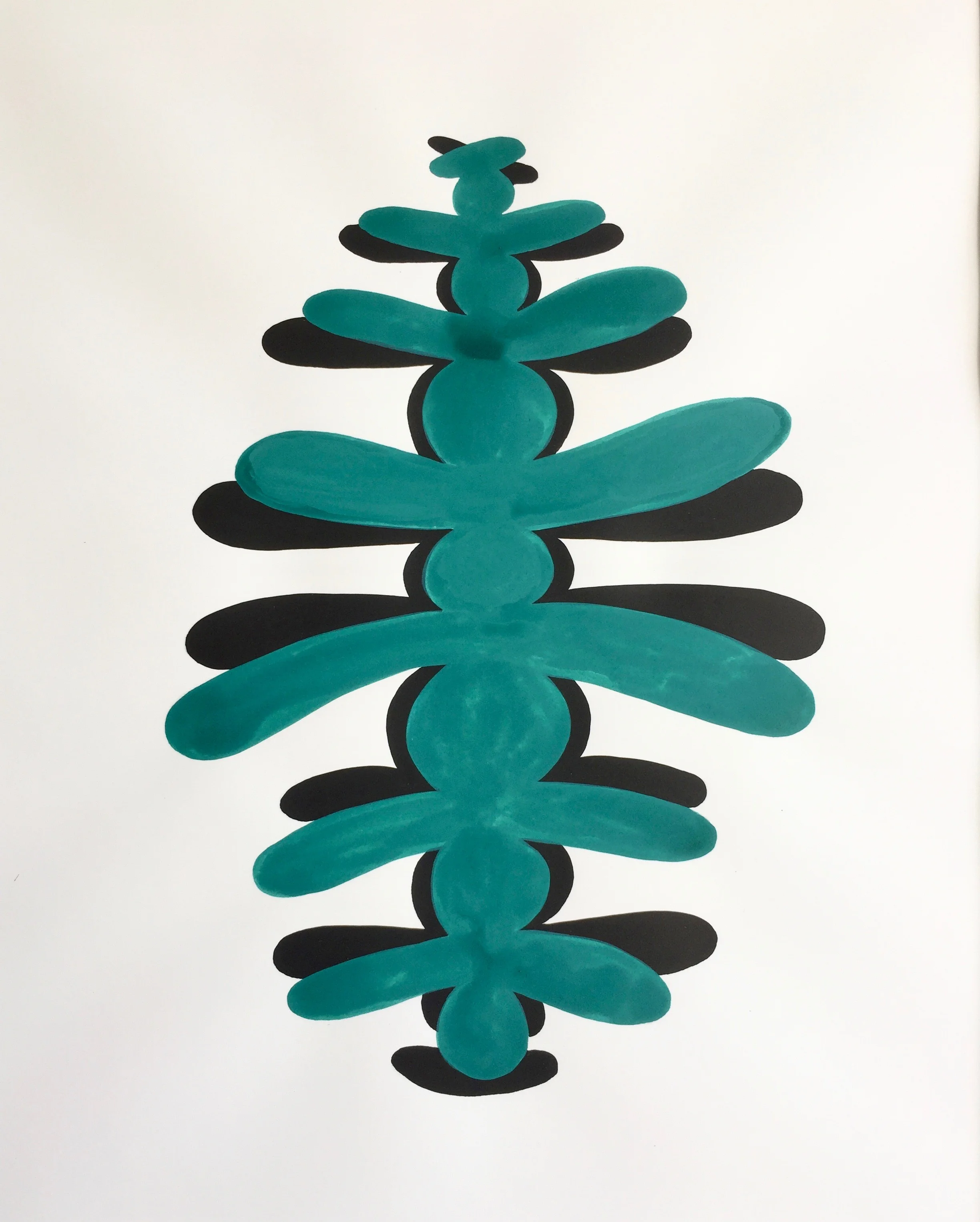 Palm Desert - 6 Variations - F (teal/pool)