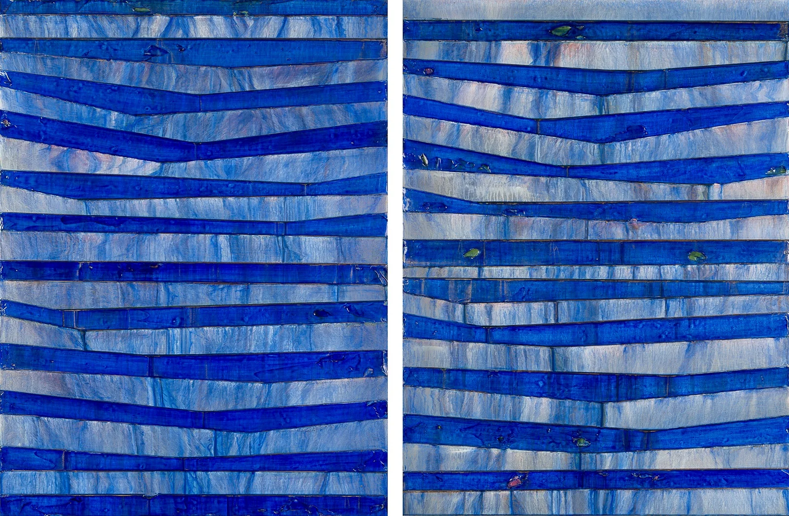 Desert Sky Blue (diptych)