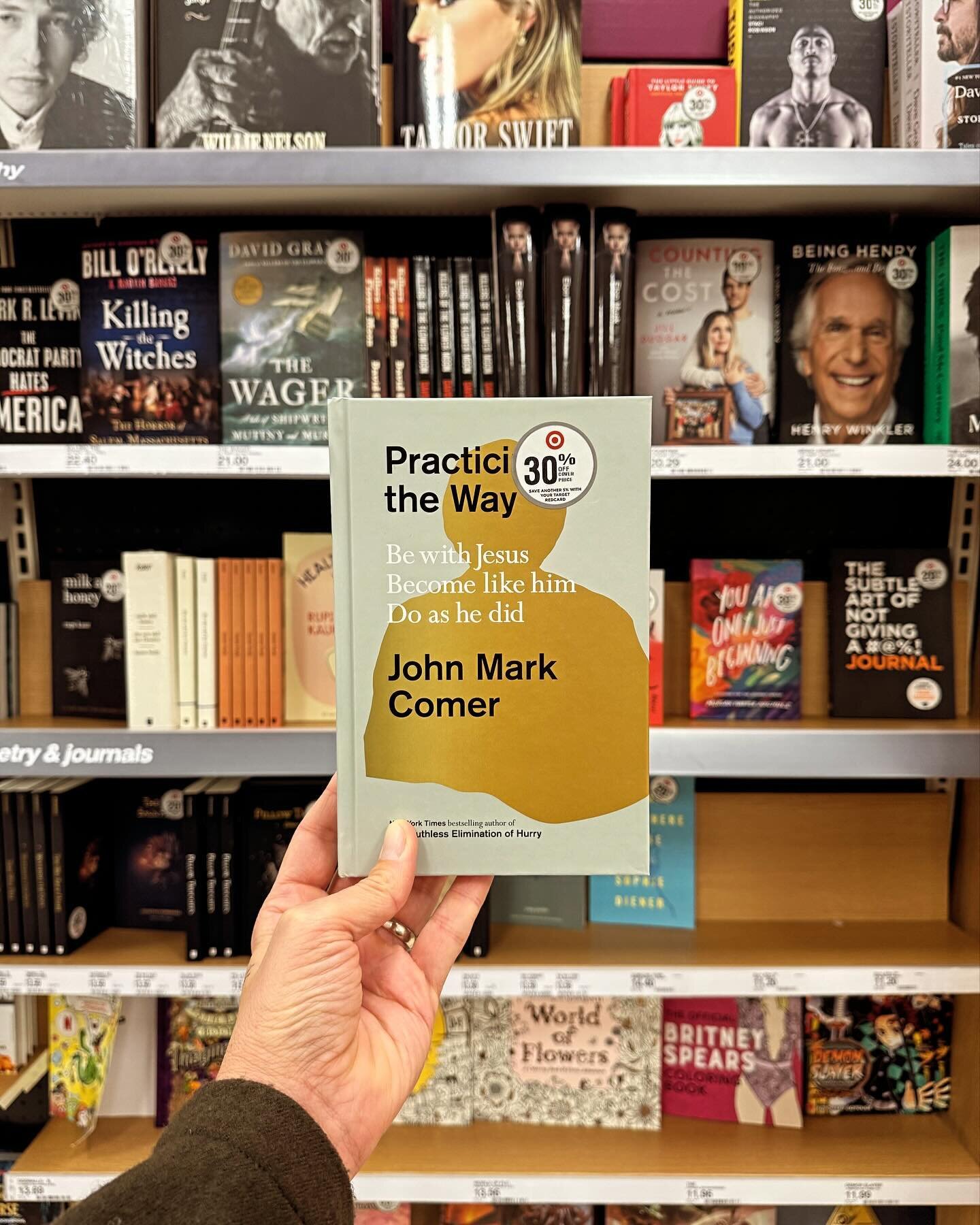 Such an honor to have the new book in @target. Thank you deeply to all of you who have championed Practicing the Way. Ever since I&rsquo;ve been a kid I&rsquo;ve wanted to be a writer, and books have played a key role in my life trajectory and develo