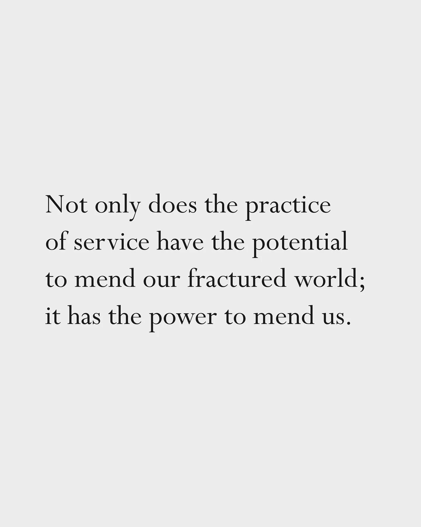 The Service Practice is out now. Learn more at practicingtheway.org/service and @practicingtheway