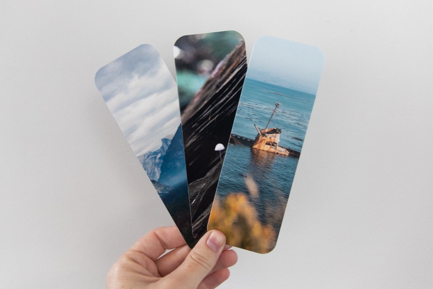 Each of these bookmarks reminds me of a fun adventure, which makes them especially fitting to use in books I read.

#bookmarks #travelphotography #yosemite #yosemitenationalpark #yosemitevalley #tunnelview #halfdome #limekilnstatepark #bigsur #mushro