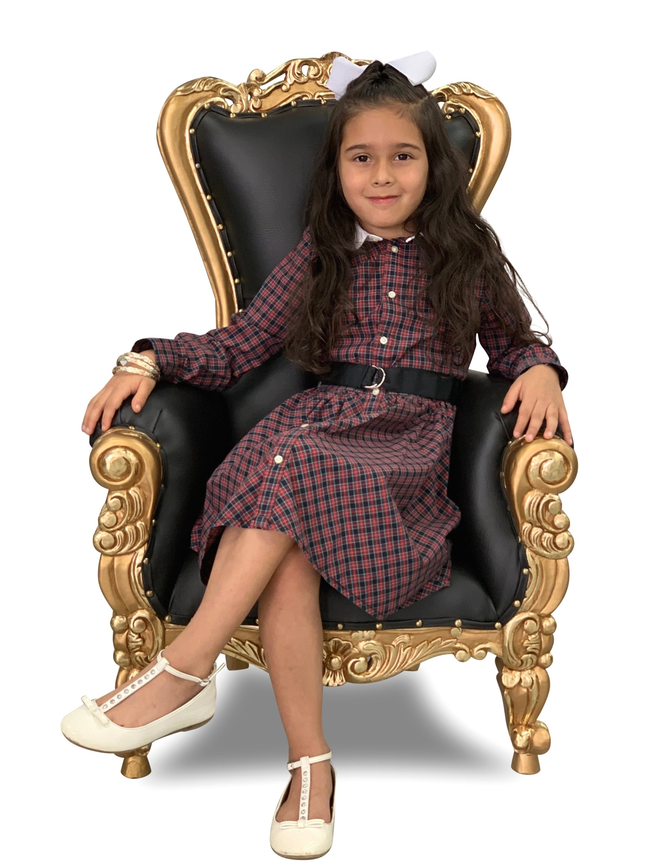 child size throne chair