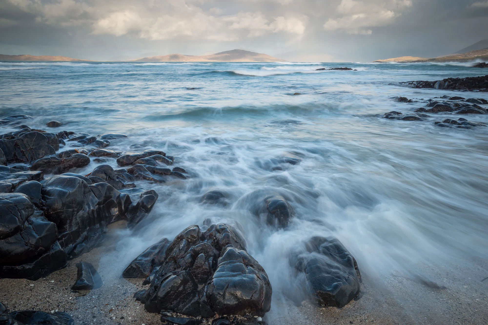 Incoming tide with Taransay