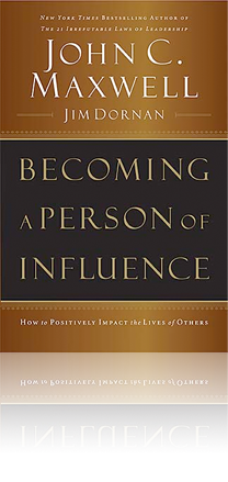 Learn how to positively impact the lives of others and watch your personal and organizational success begin to grow. Everyone influences others. You don’t have to be in a highprofile occupation to be an influencer; whenever your life connects with another person, you exert influence. Everything you do – at home, at work, or at play – has an impact on the lives around you. No matter what your goals are in life, you can achieve them faster, you can be more effective and the contribution you make can be longer lasting if you learn to develop your influence. Practical and easy principles to apply to everyday life: > Managers will see their employees respond with new enthusiasm > Parents will connect with their children on a deeper level > Coaches will see players blossom > Pastors will reach more people > Salespeople will break records Whatever your vocation or aspiration, you can increase your impact on others by Becoming A Person of Influence.