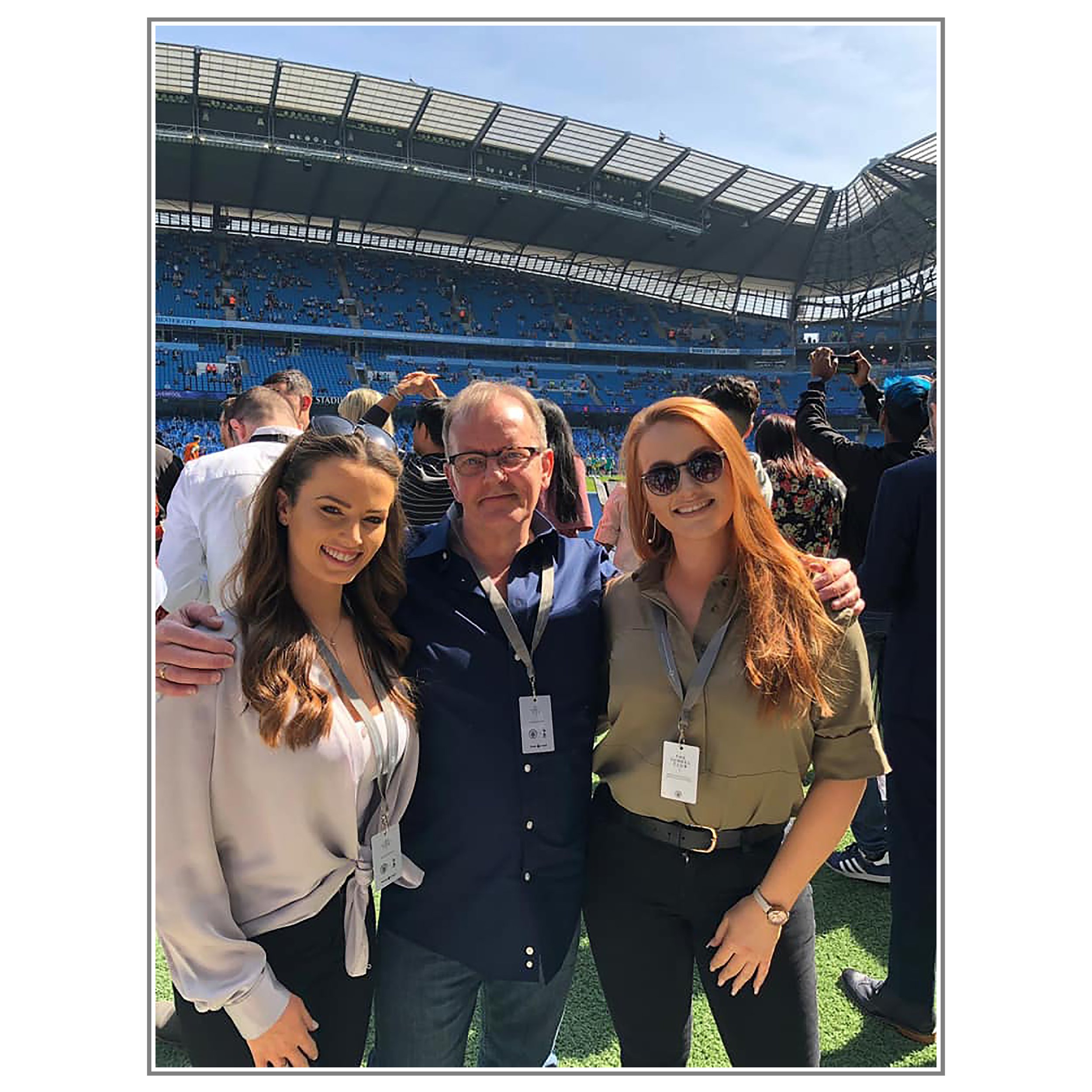 Guests at Etihad Stadium - With my two beautiful Daughters!