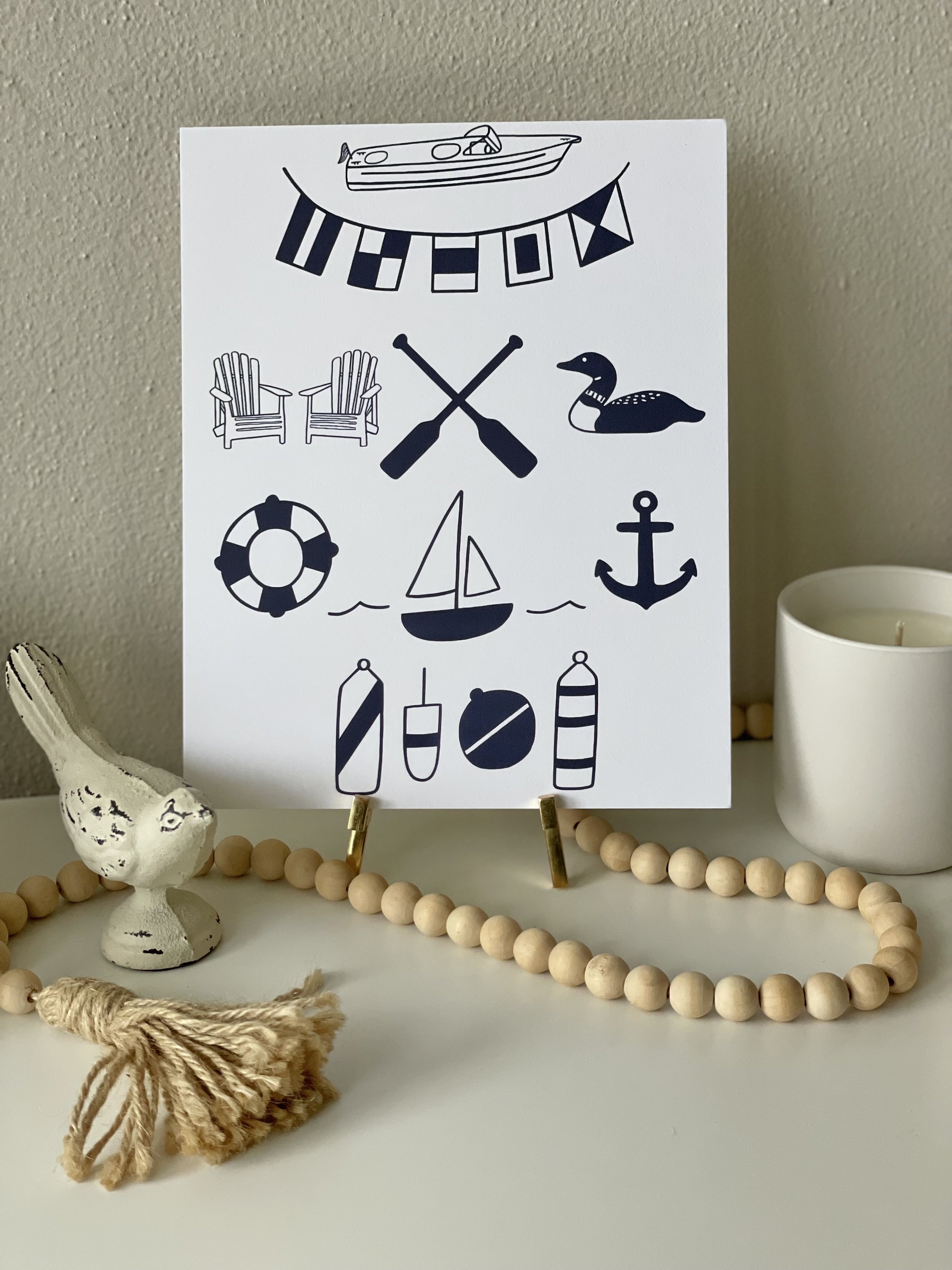 Lake Life Art Print