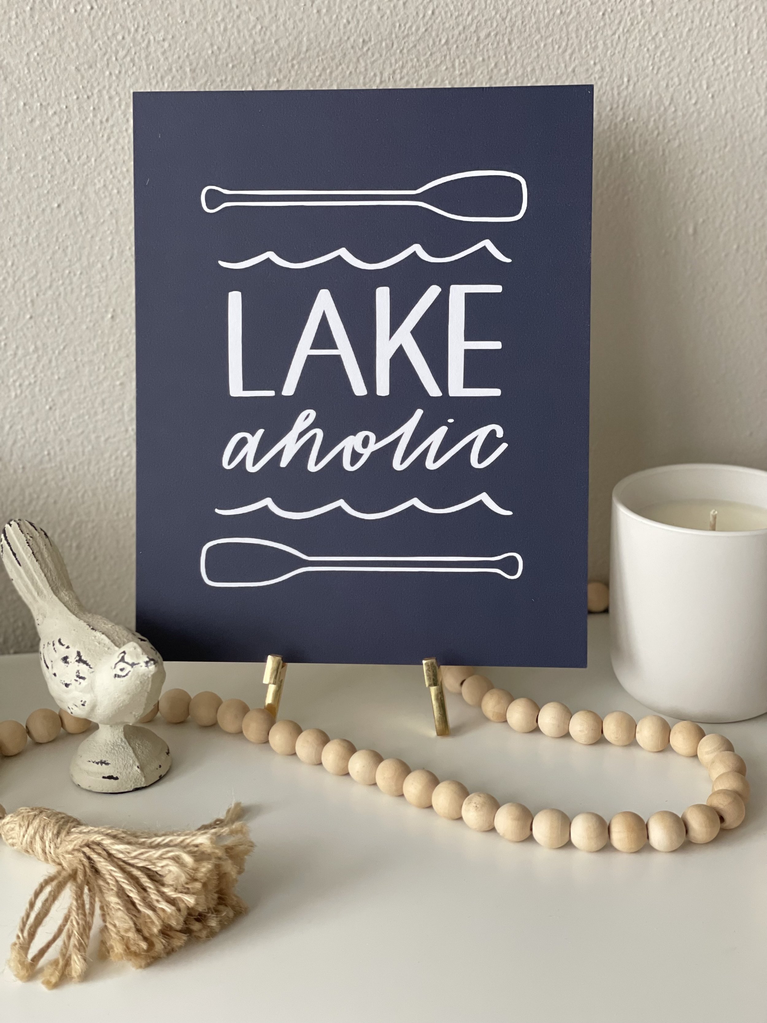 Lake-aholic Art Print