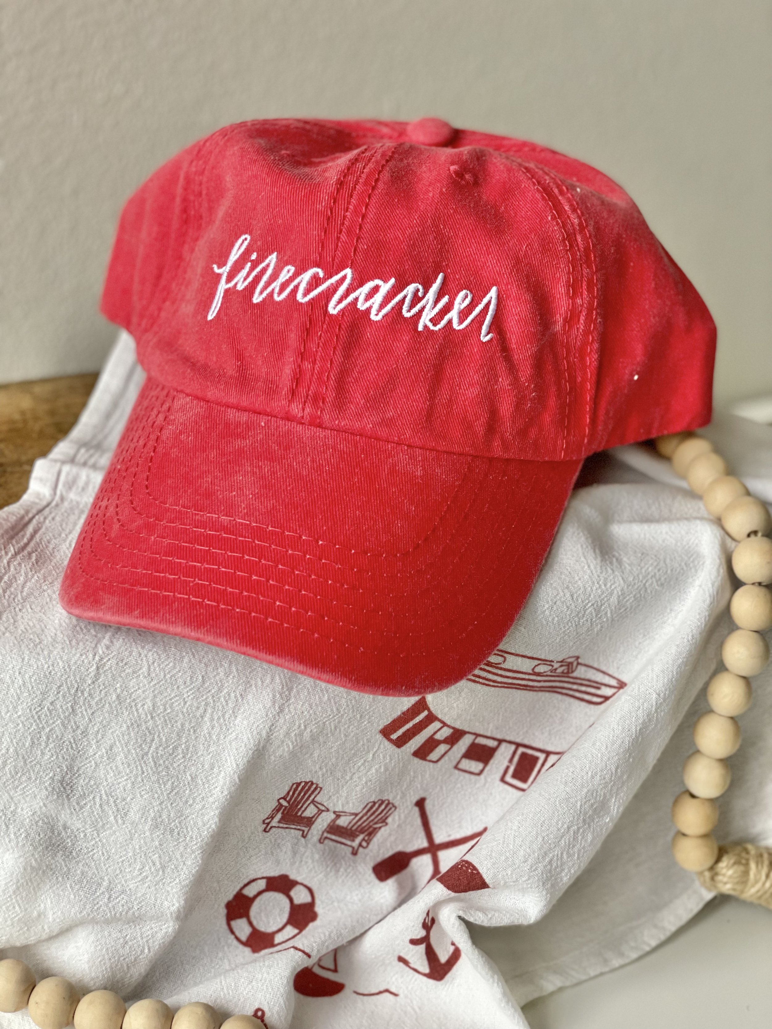 Firecracker baseball hat