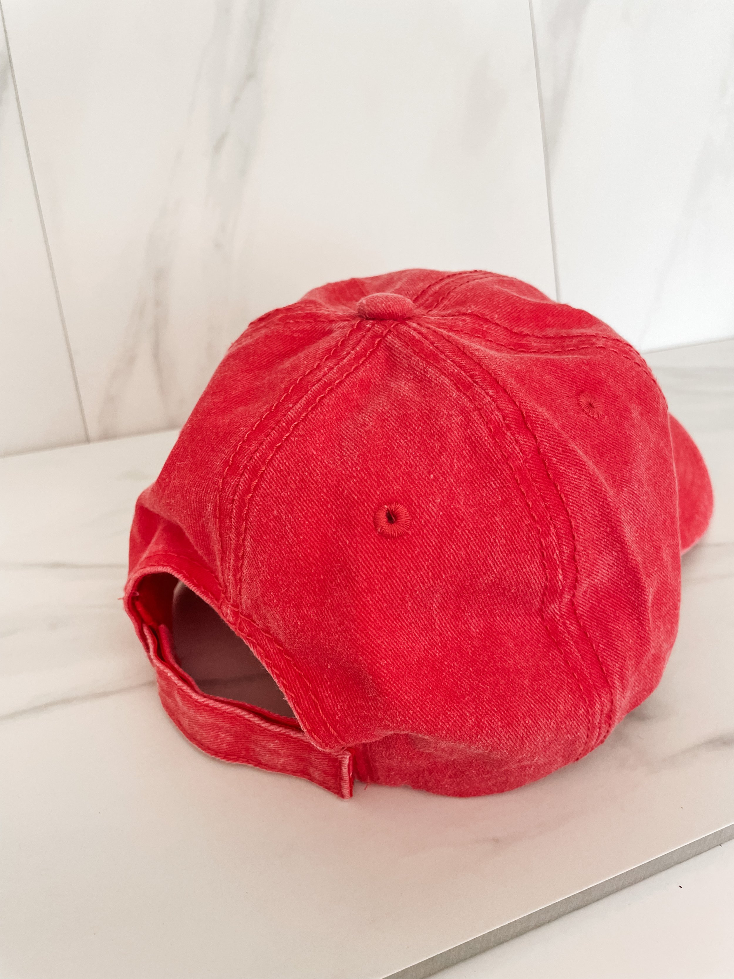 Firecracker red baseball hat Back.jpg
