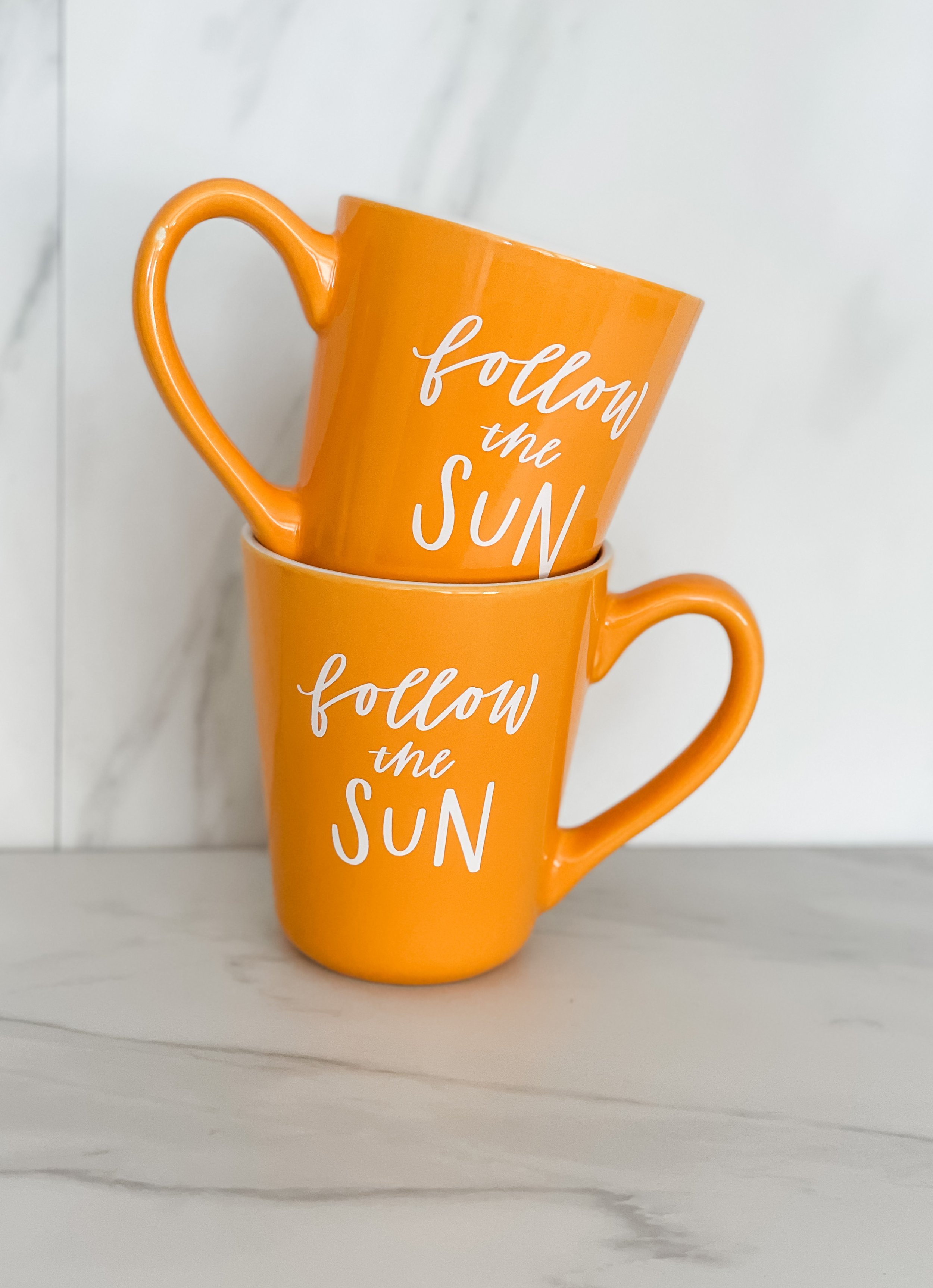 Follow the Sun yellow orange coffee mug wraparound.jpg