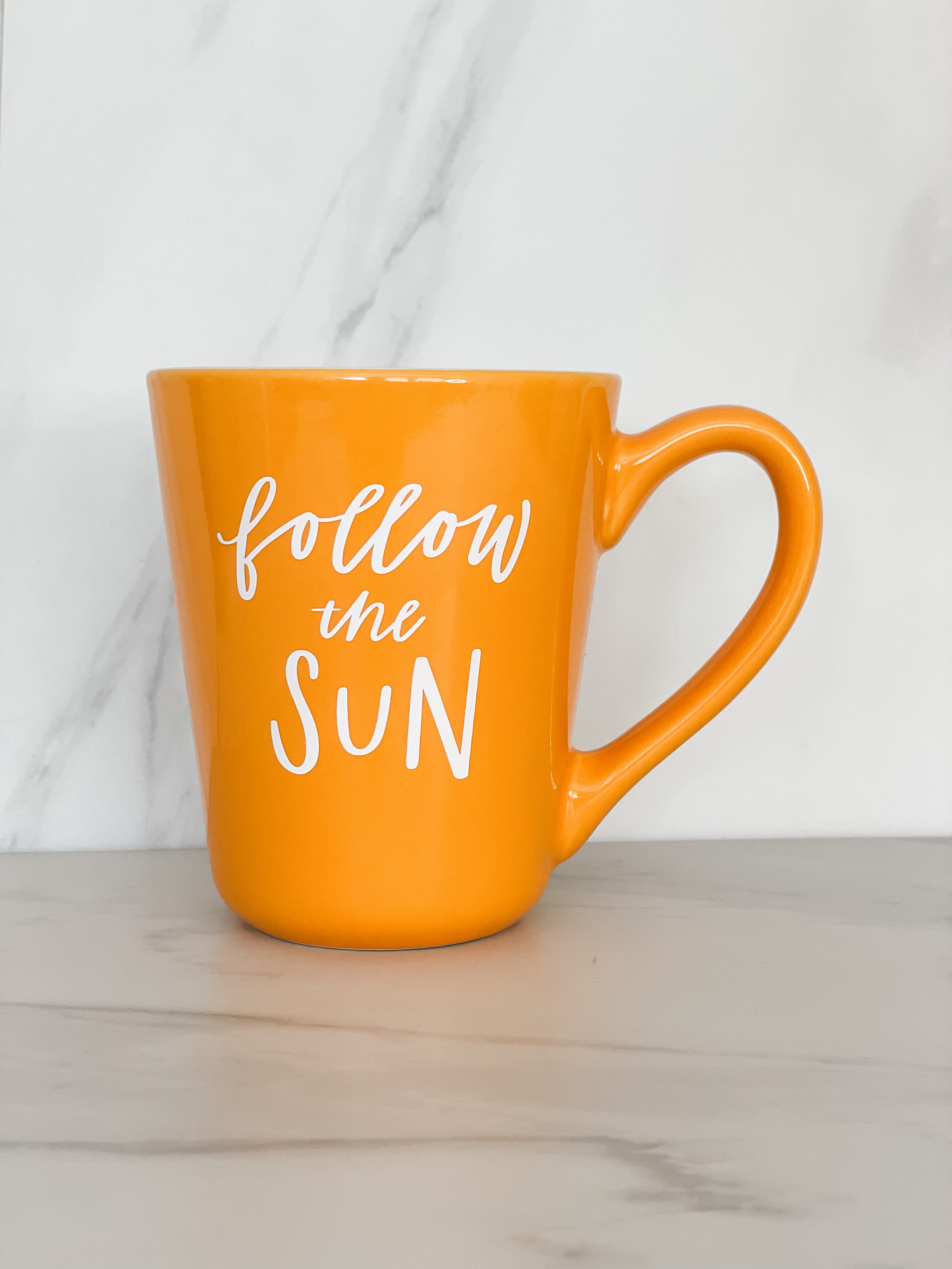 Follow the Sun yellow orange coffee mug Hero.jpg