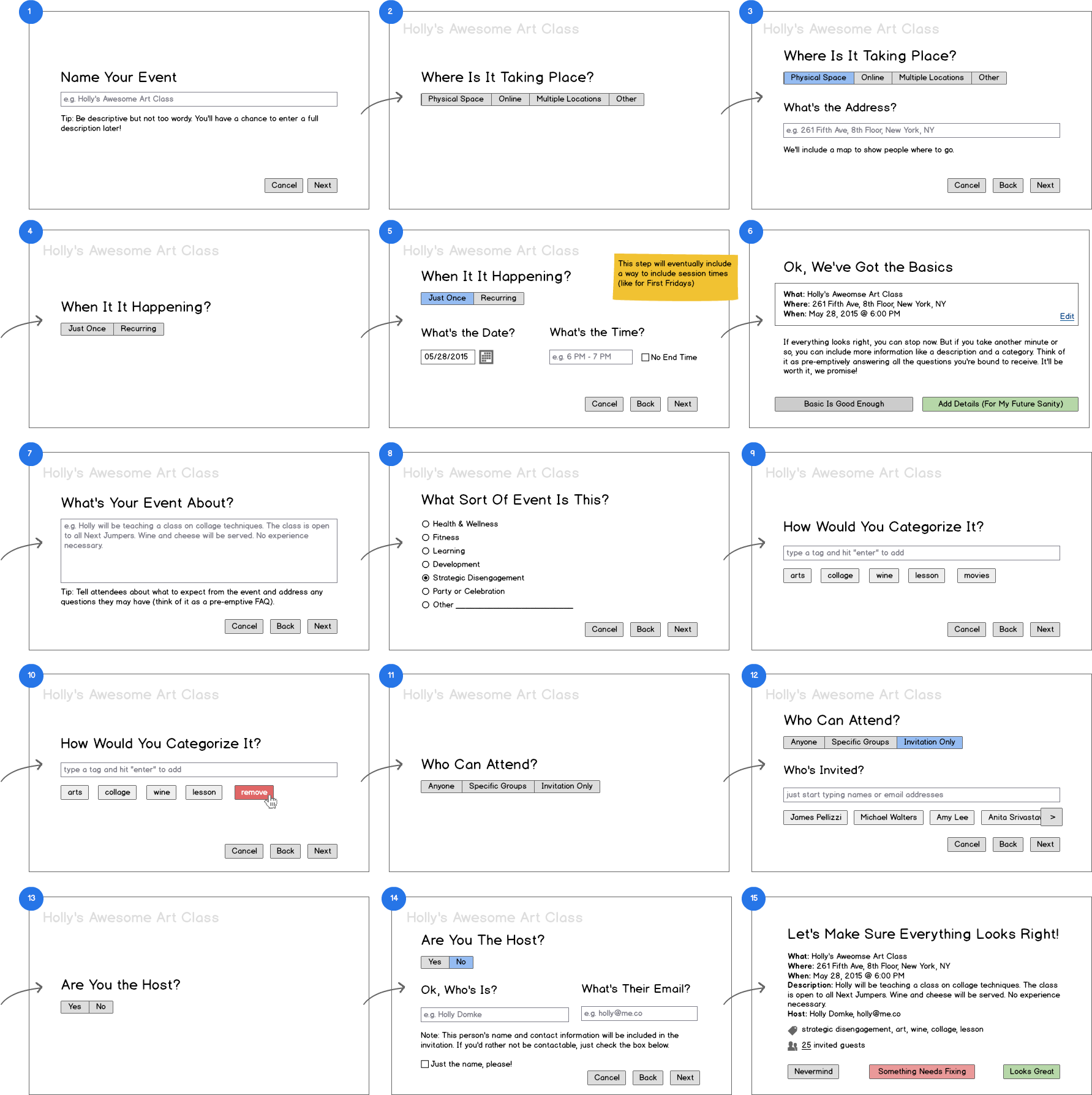 Event Management Tool — Holly E. Dowell