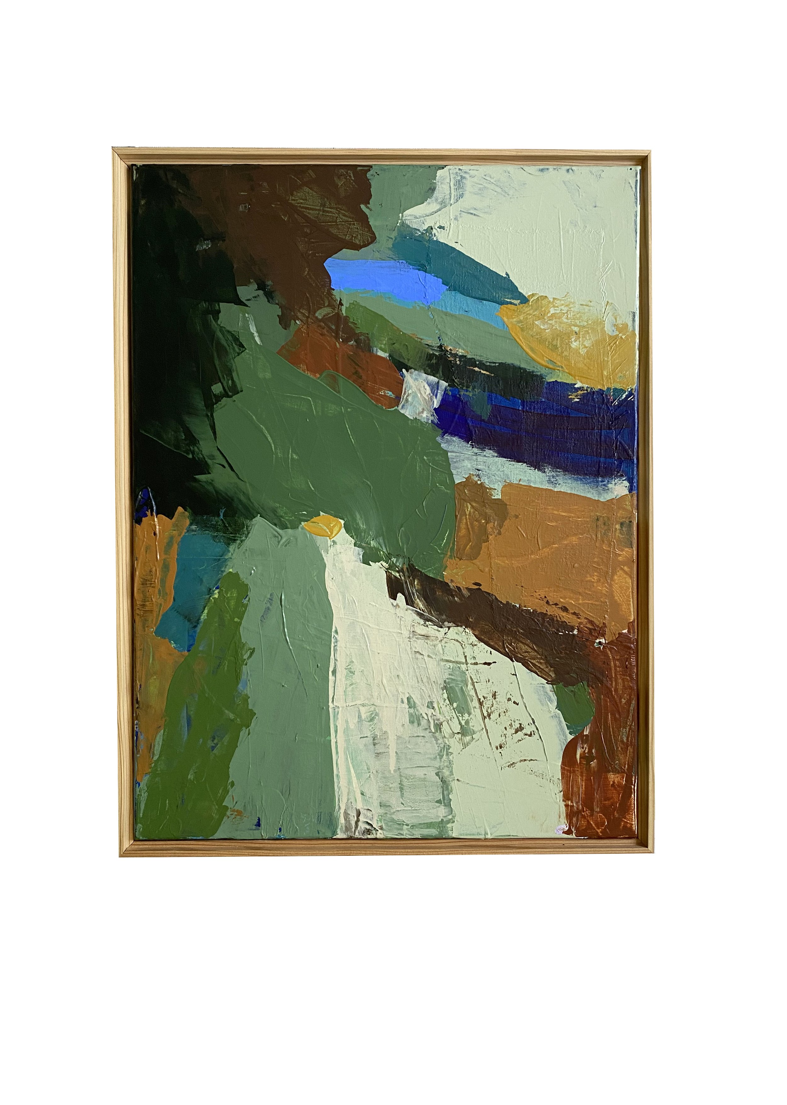 Cedar and Rain 3 Original Painting on Canvas