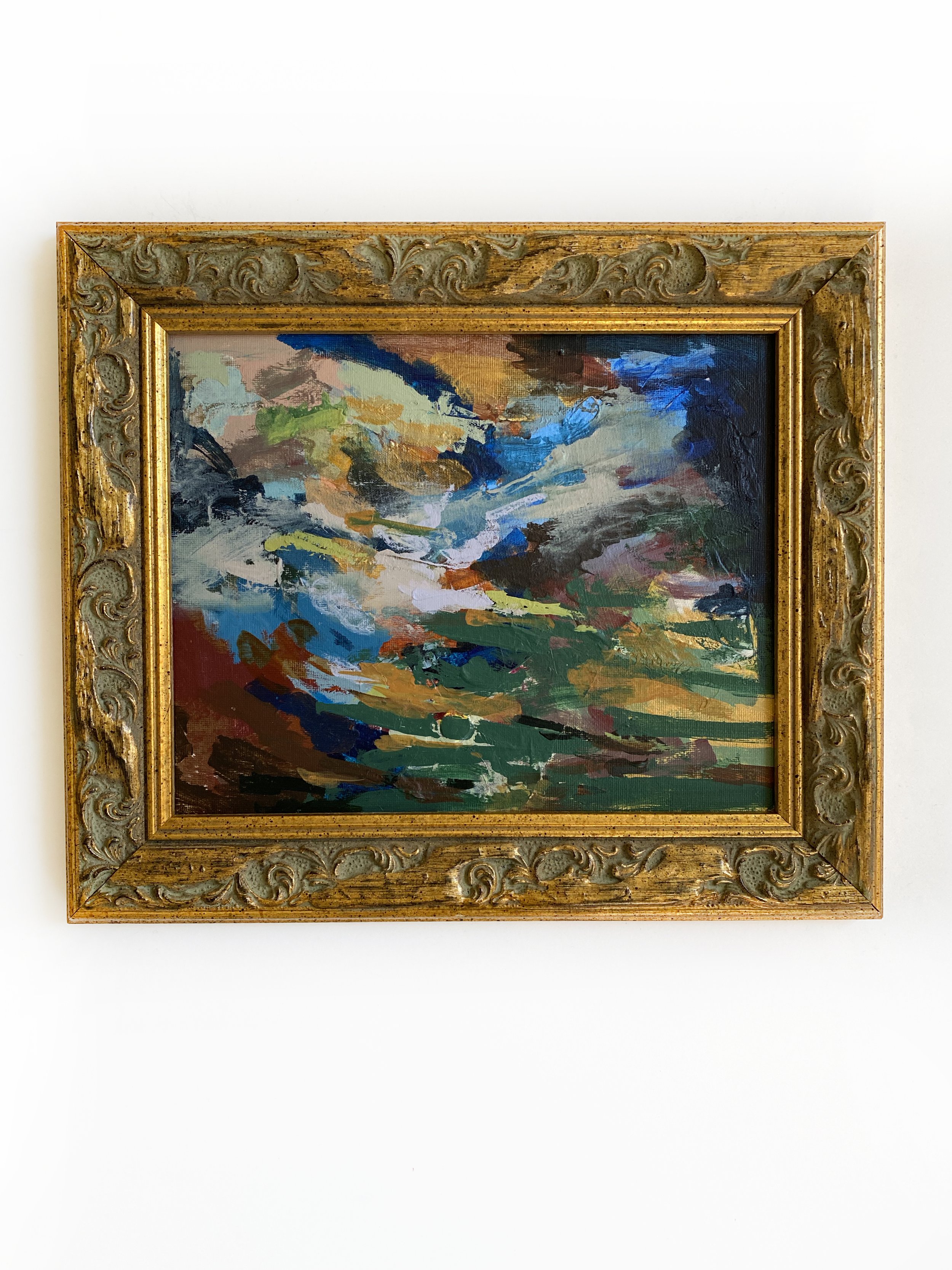 Dramatic Sky Original Painting on Canvas