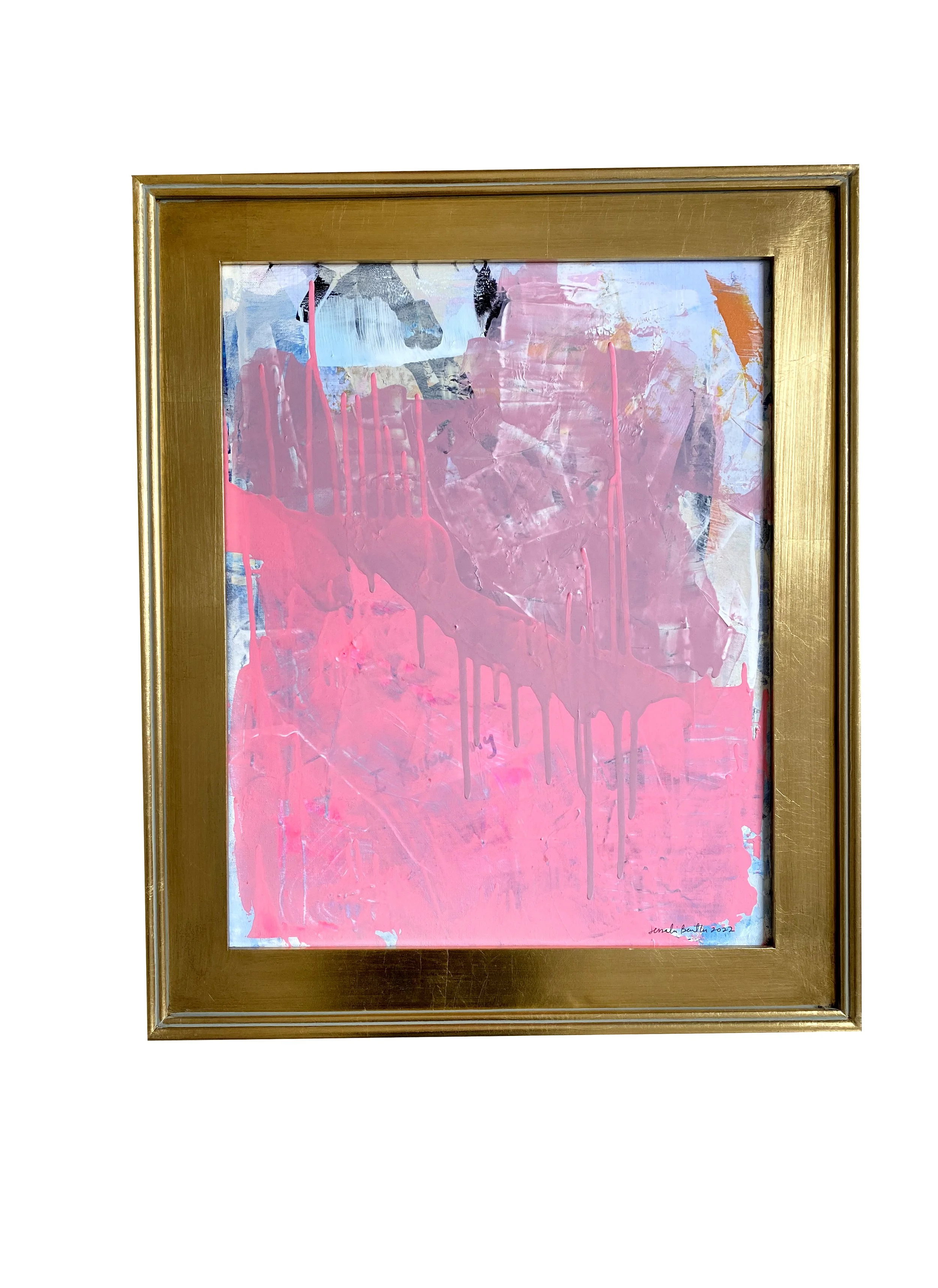 Just Add Pink Original Painting on Canvas