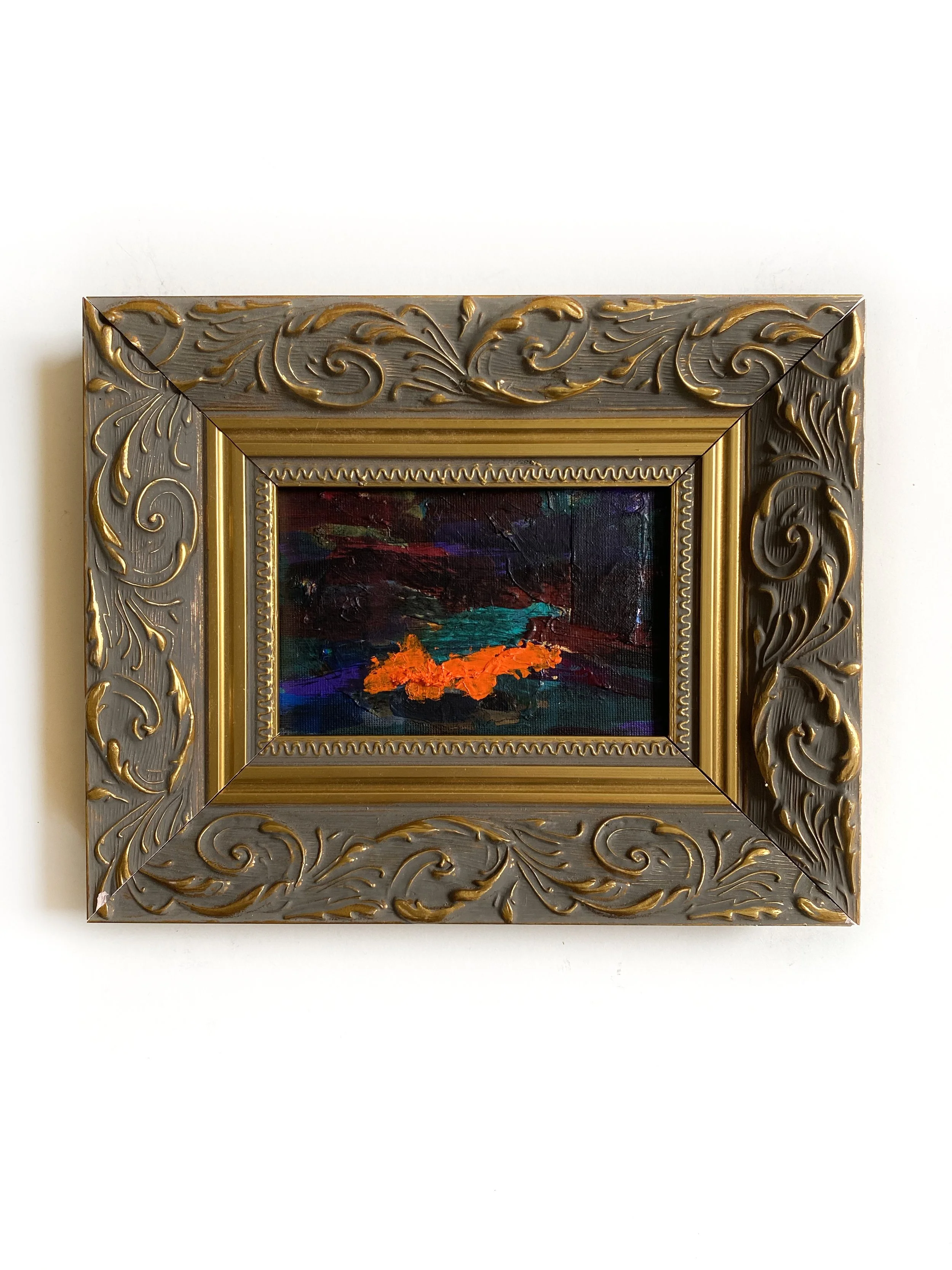 Lights In The Distance Mini Painting on Canvas