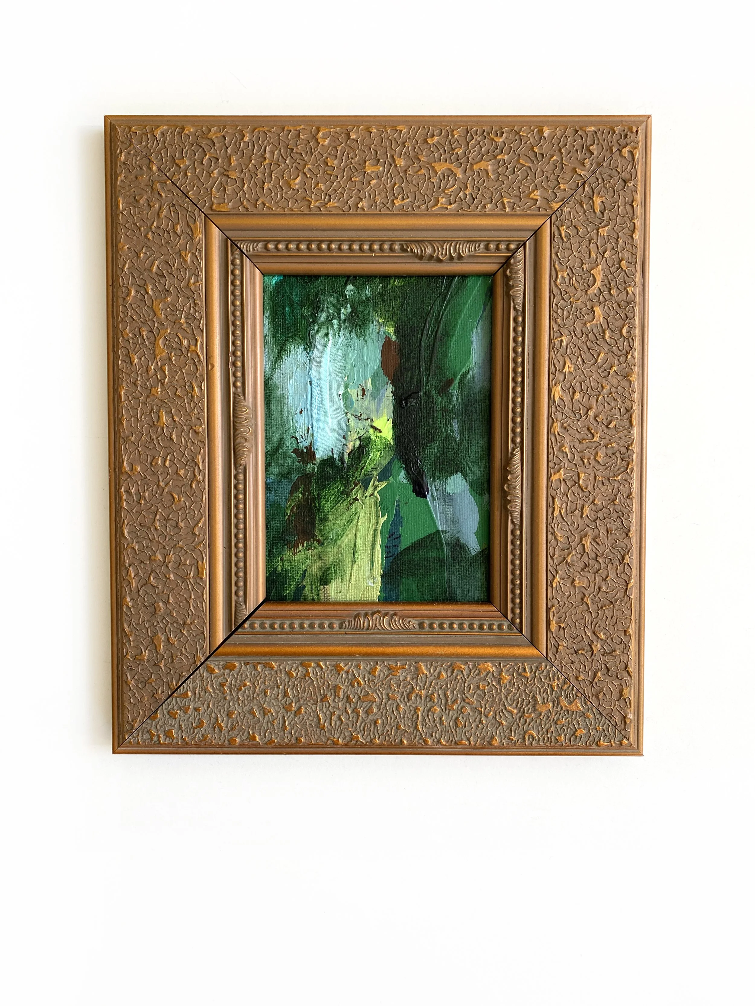 Forest Light Mini Painting on Canvas