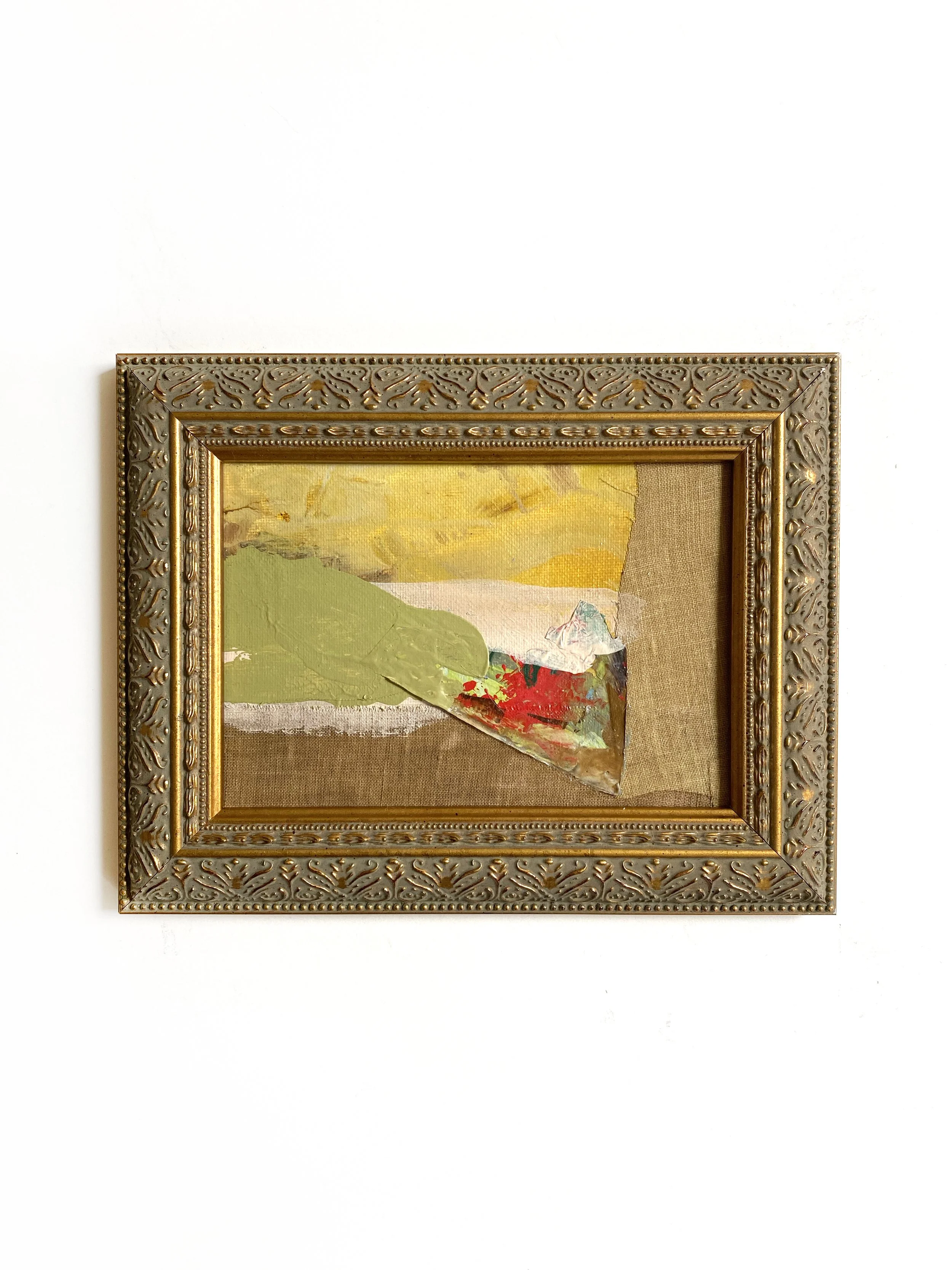 Dry Fields Mini Painting on Canvas