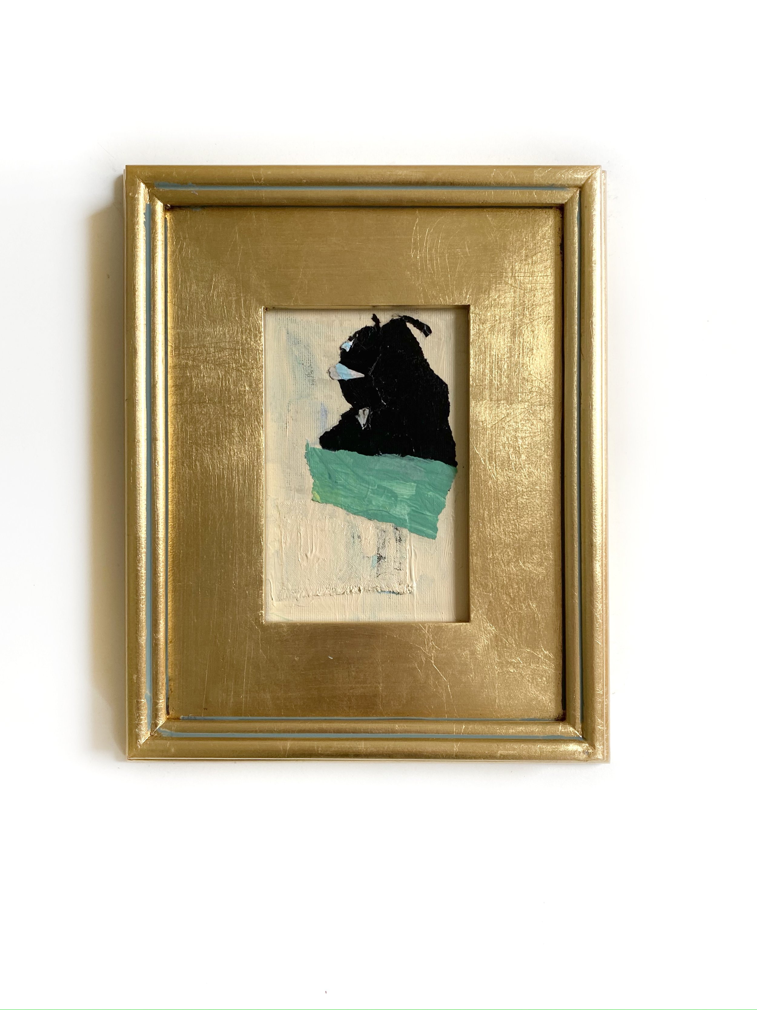Ice Cream Monster Mini Painting on Canvas