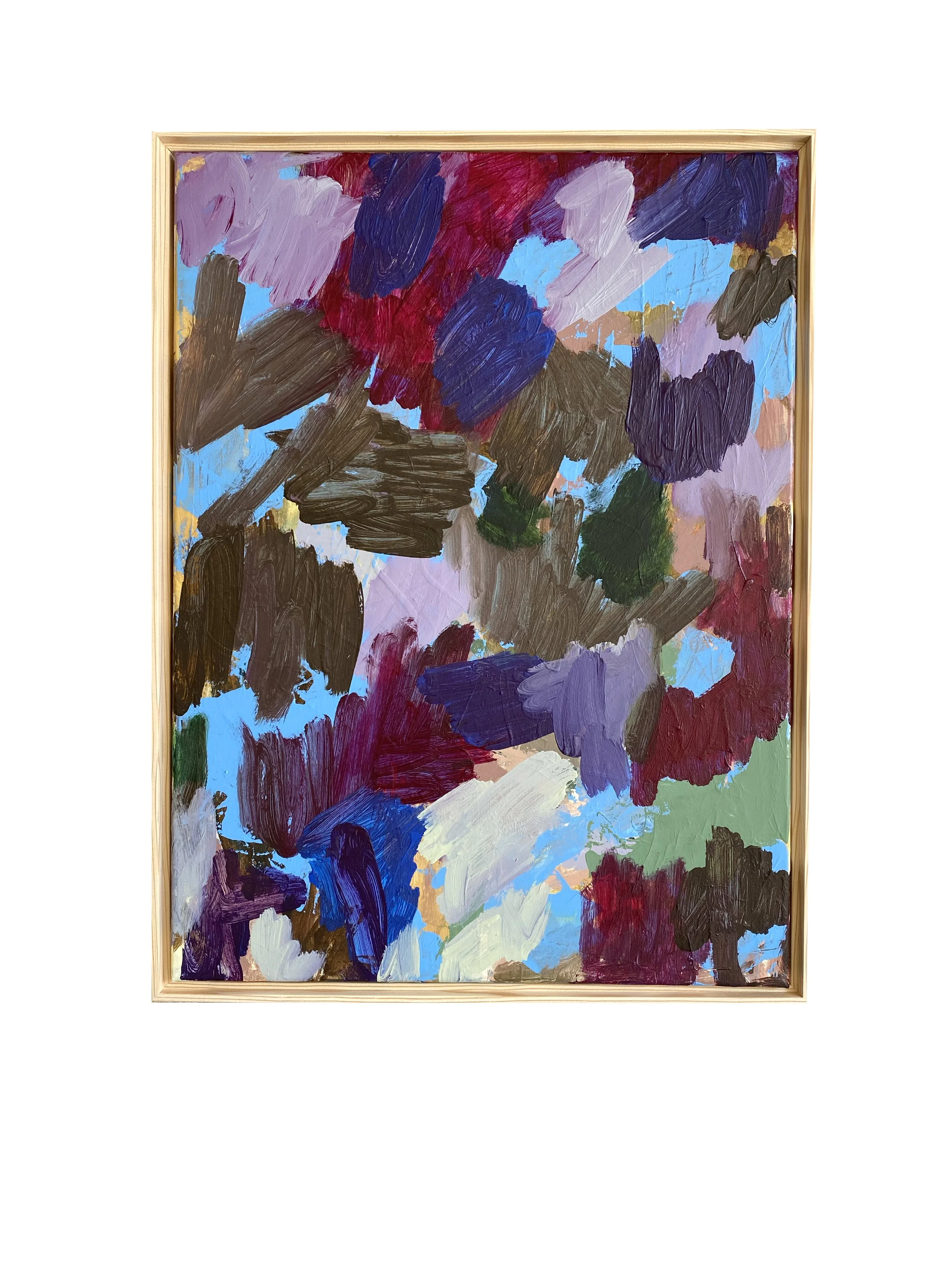 Grape Medley Original Painting on Canvas